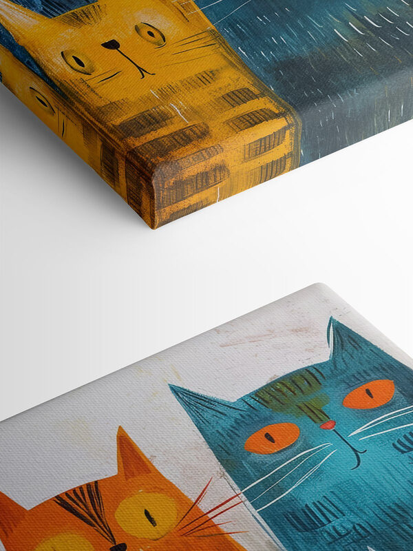 Een groep katten met verschillende kleuren Een groep katten met verschillende kleuren