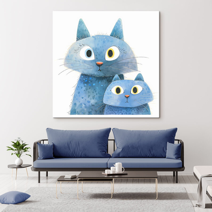 Een kat en een kat
