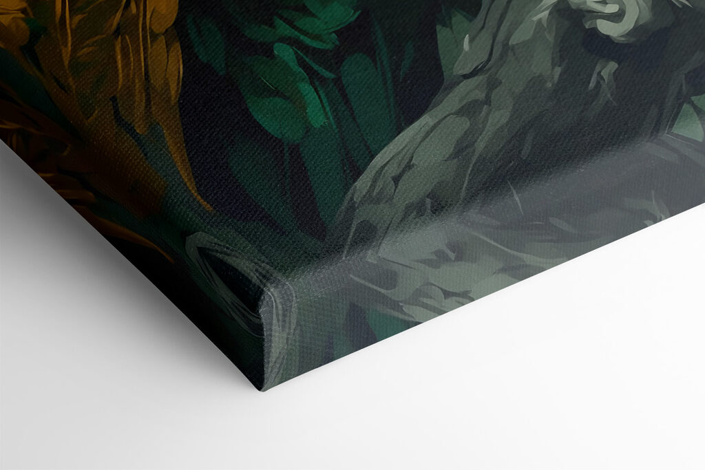 A painting of an owl