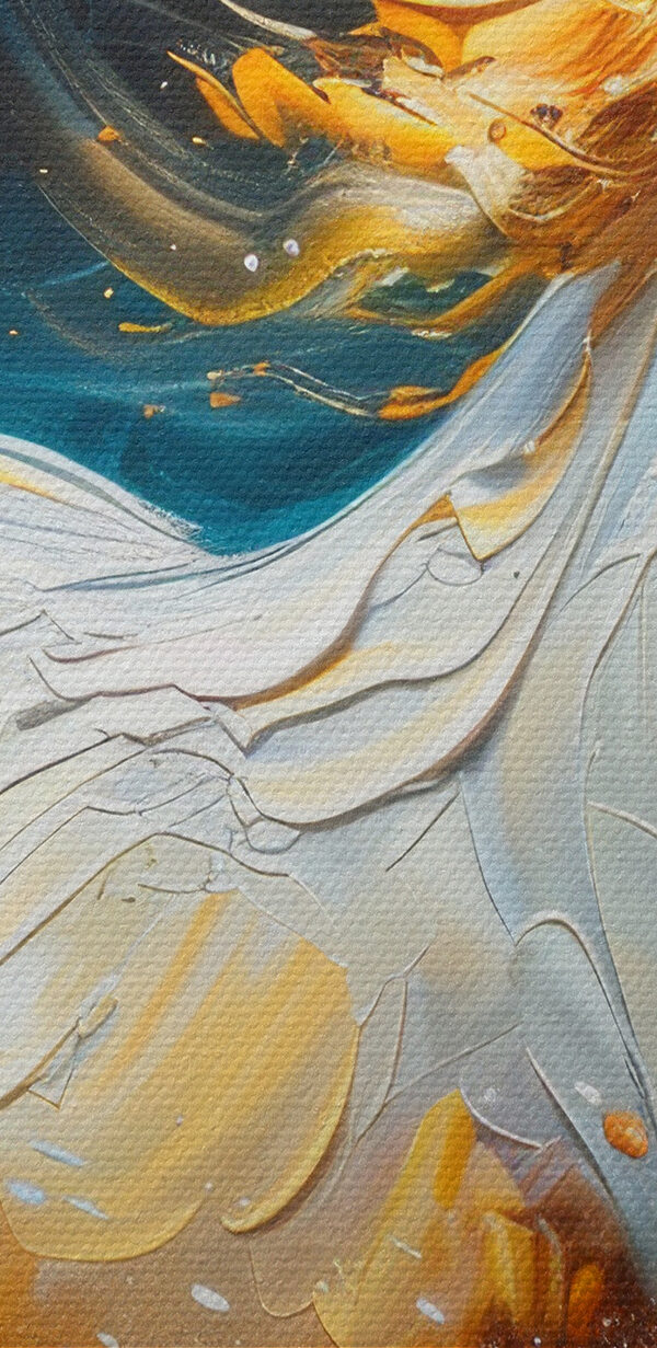Een schilderij van een paard Een schilderij van een paard