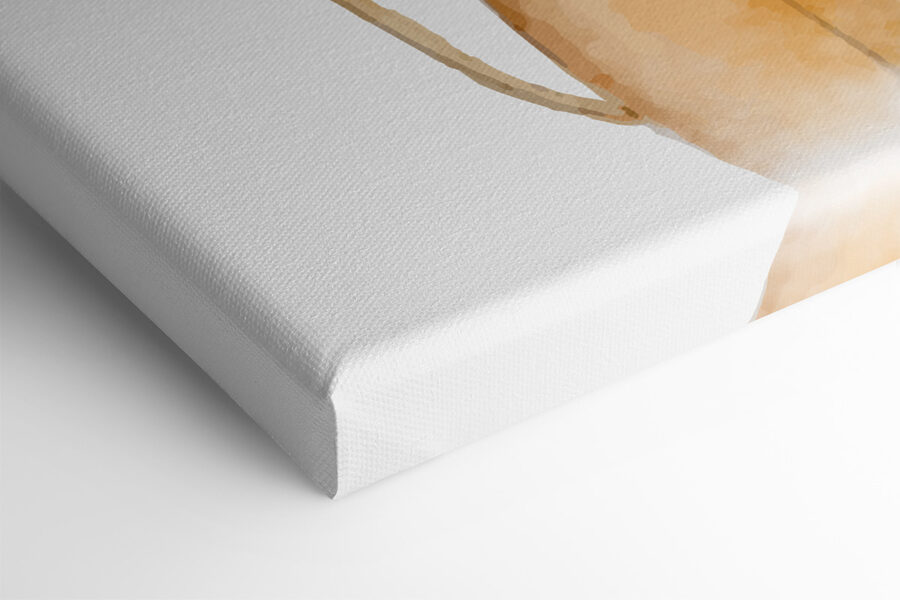 Canvas Schilderijen Een leeuw met een grote bruine manen - Afbeelding 5