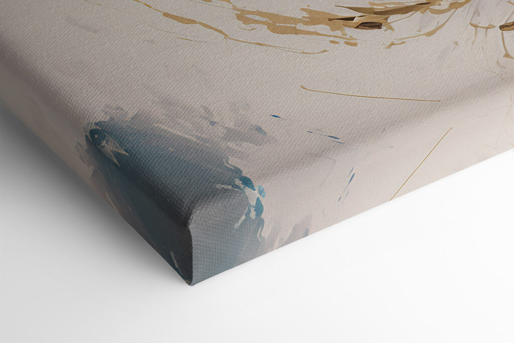 Vibrant Blue Blooms Amid Splashes