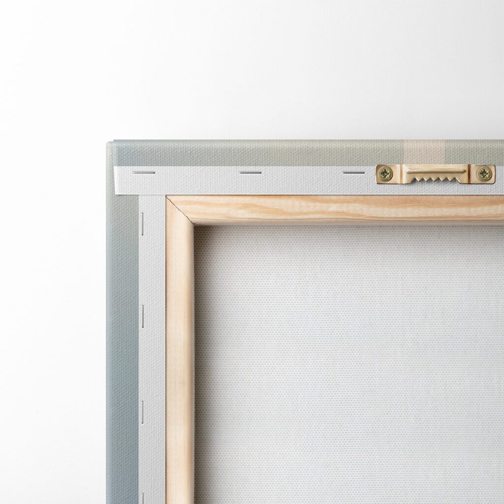 A person standing in water with a light beam A person standing in water with a light beam