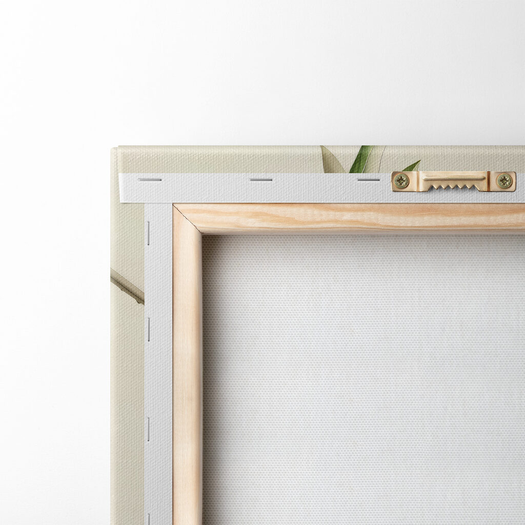 A green fruit on a branch