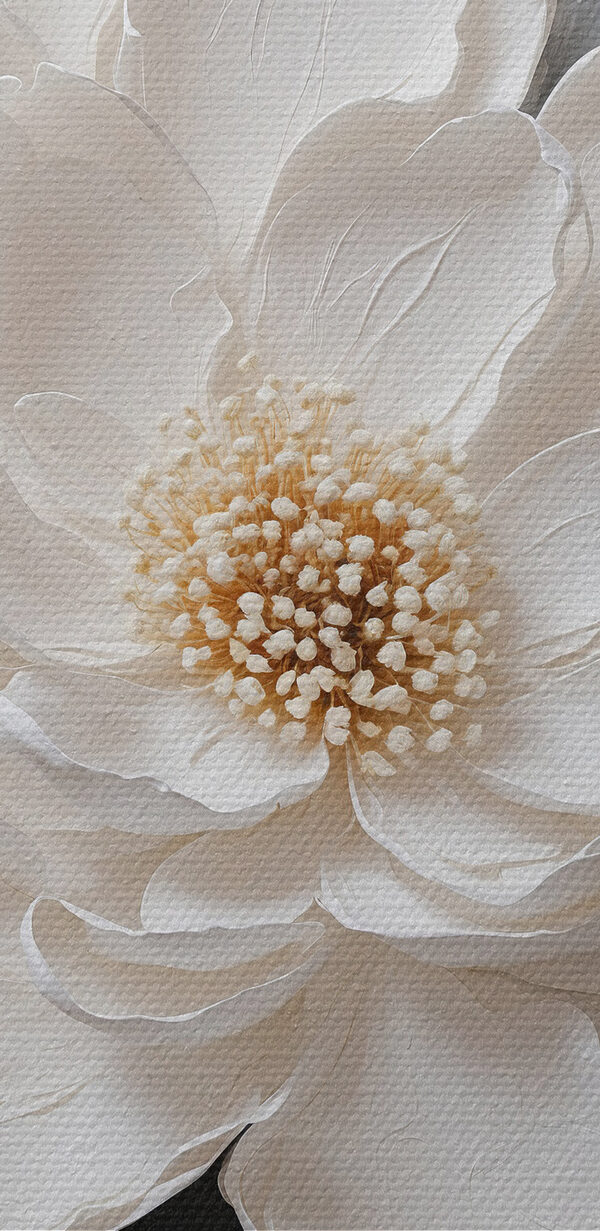 Een witte bloem met zwarte en grijze bladeren Een witte bloem met zwarte en grijze bladeren