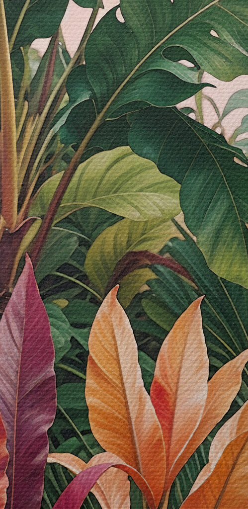 A group of colorful leaves A group of colorful leaves