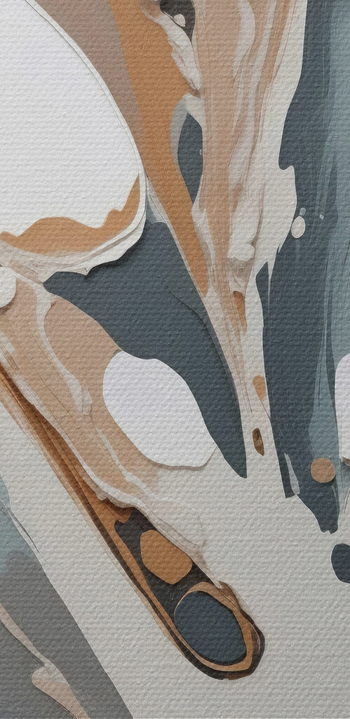 Fluid shapes in soothing earth tones Fluid shapes in soothing earth tones
