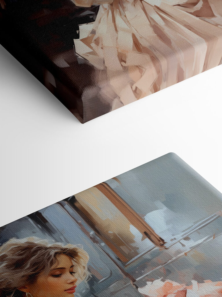 A woman holding flowers in a train A woman holding flowers in a train