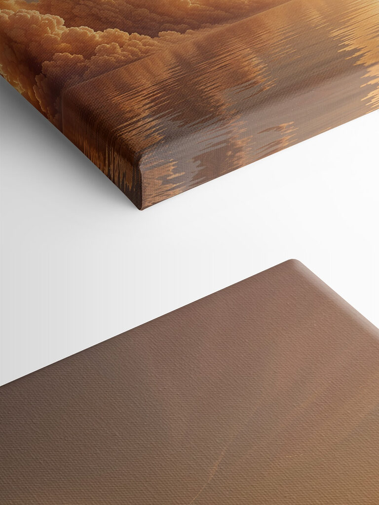 Moon and clouds in the sky