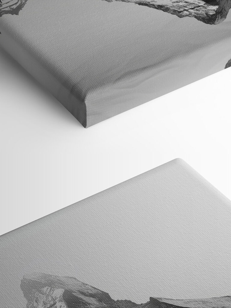 Mountain with a lake and trees