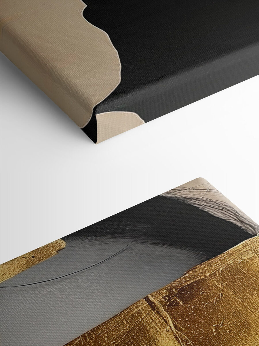 Abstracte elegantie met gedurfde streken.