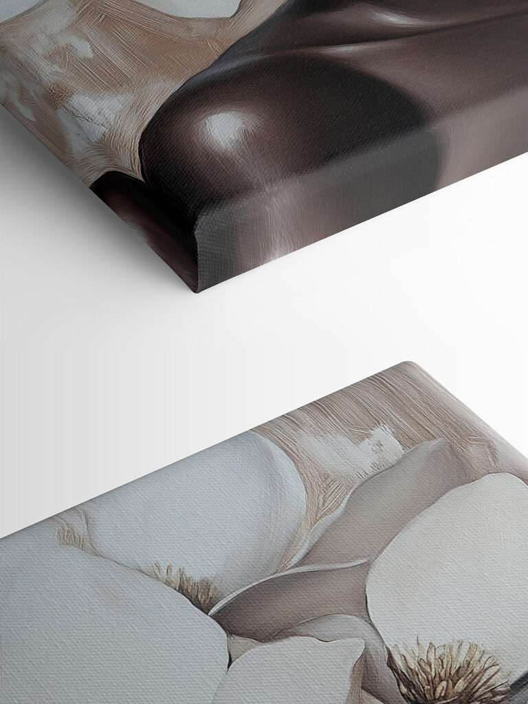 Woman with flowers in her hair