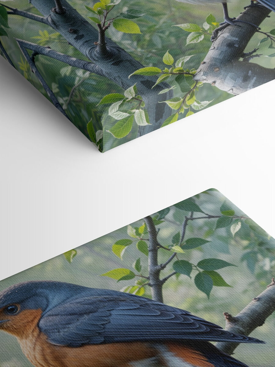 Twee vogels op een boomtak Twee vogels op een boomtak