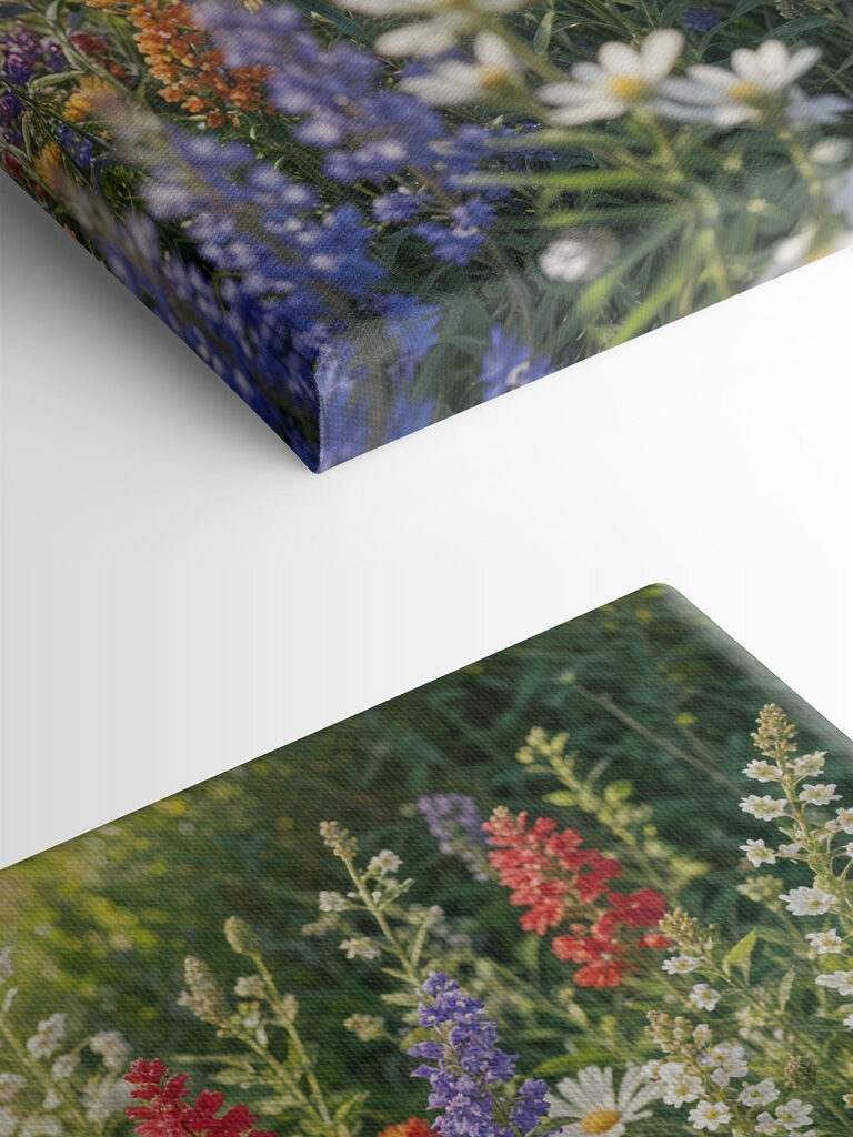 Field of colorful flowers Field of colorful flowers