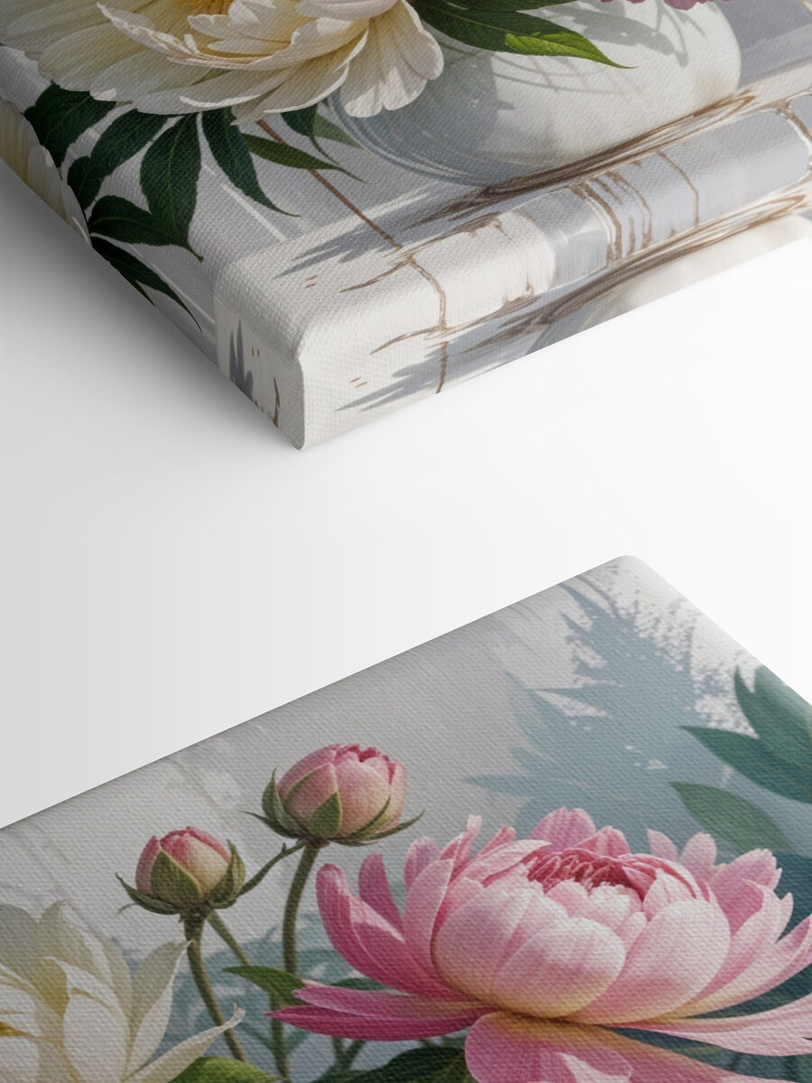 Boeket bloemen met bladeren