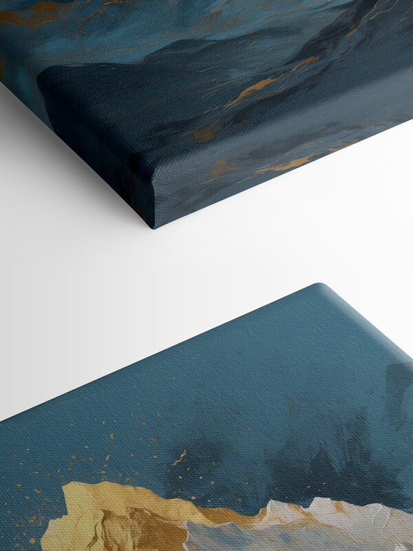 Sun-kissed Peaks Touching Sky