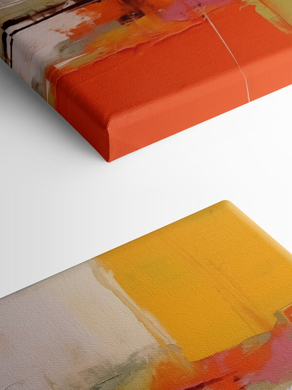 Schilderij van een kleurrijke muur Schilderij van een kleurrijke muur