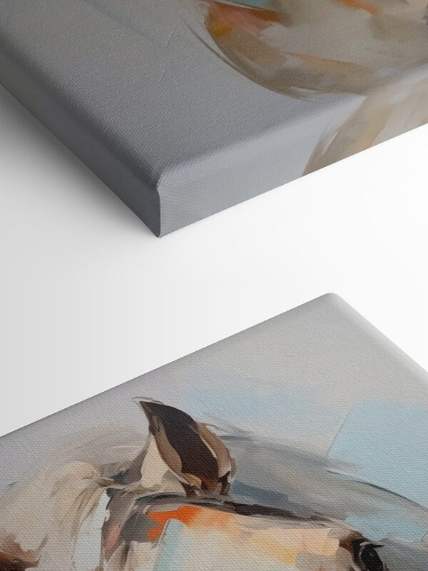 Schilderij van een paard Schilderij van een paard