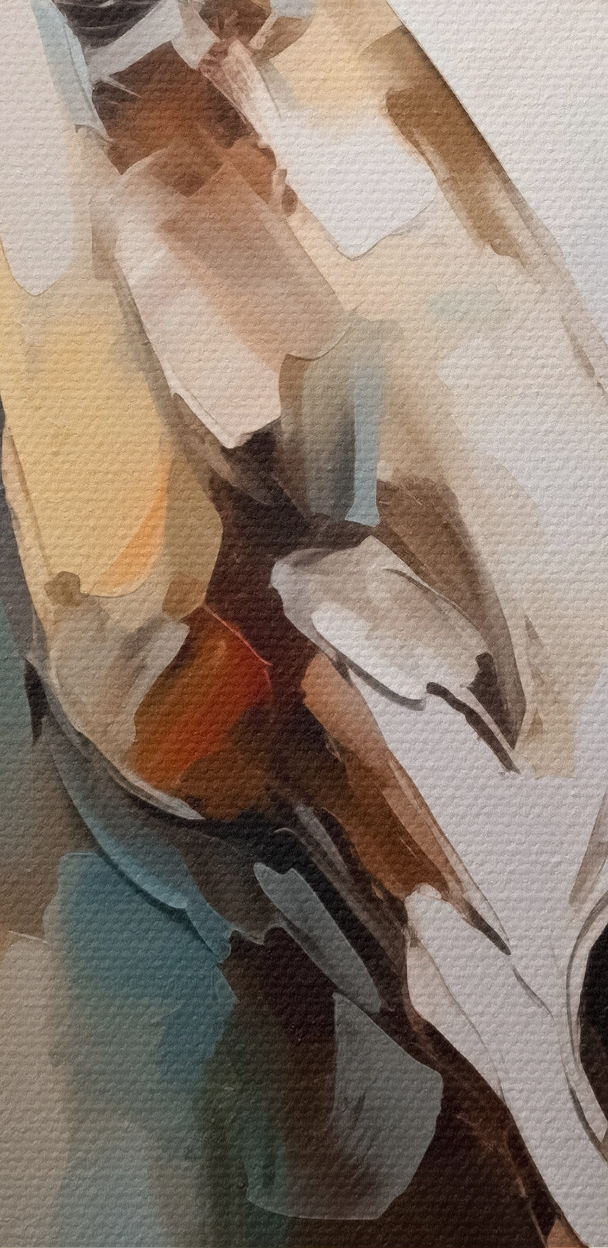 Schilderij van een paard