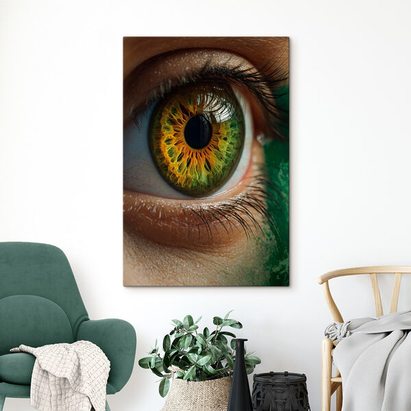 Close-up van een oog Close-up van een oog