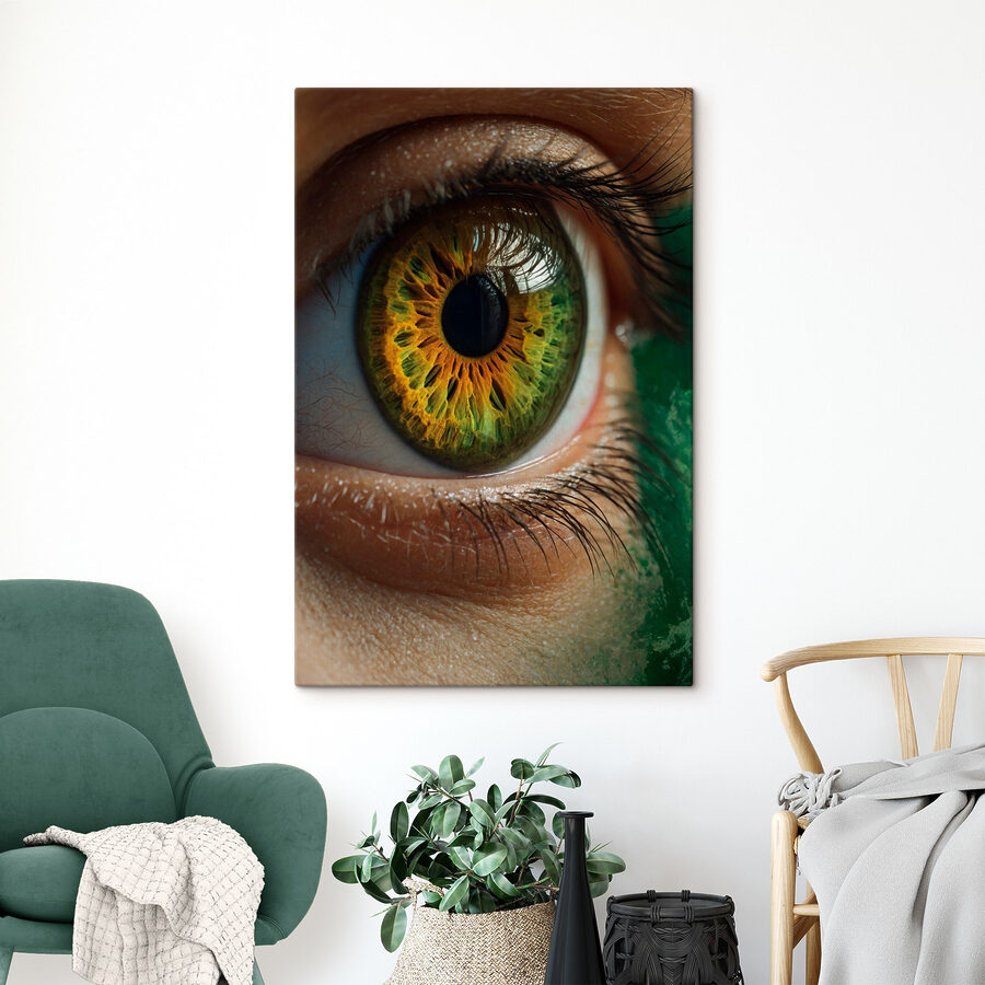 Close-up van een oog