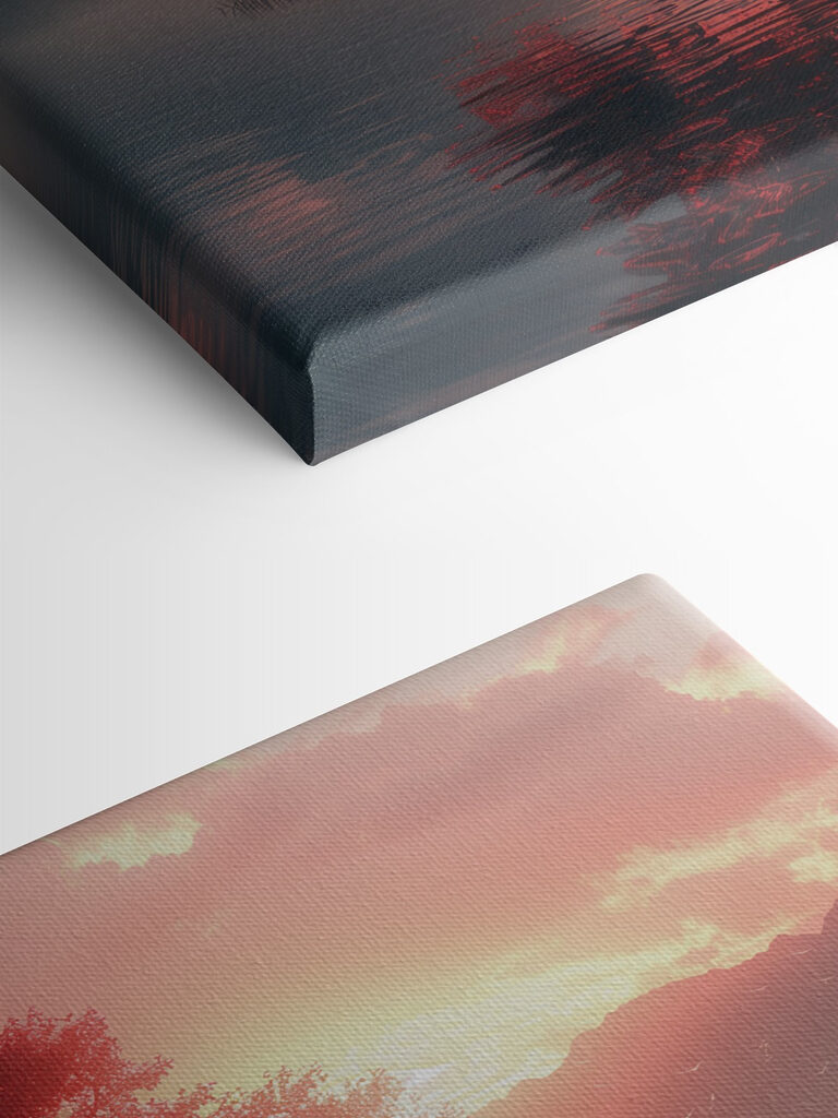 Tree on a small island in water