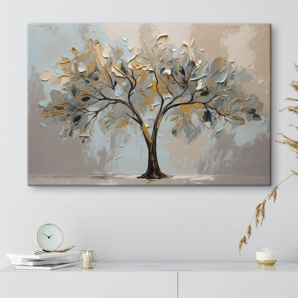 Schilderij van een boom Schilderij van een boom