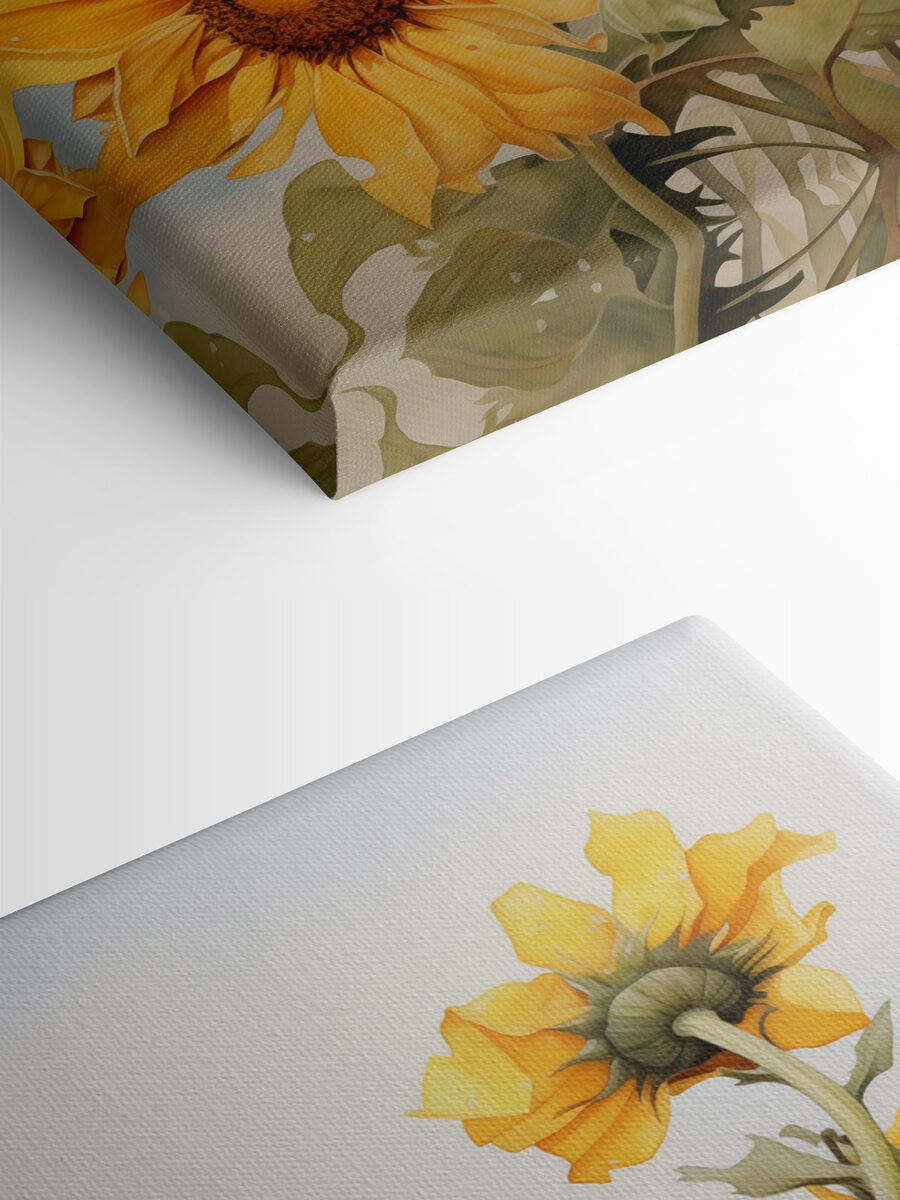 Vogel op een tak met bloemen