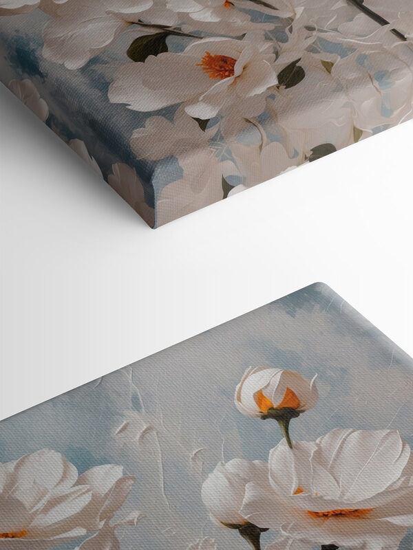 Groep witte bloemen Groep witte bloemen