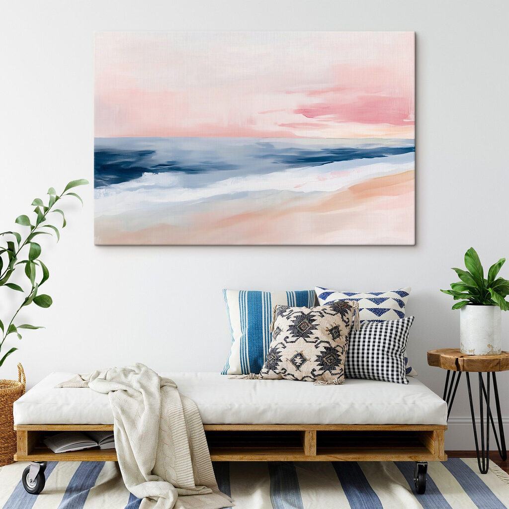 Painting of a beach