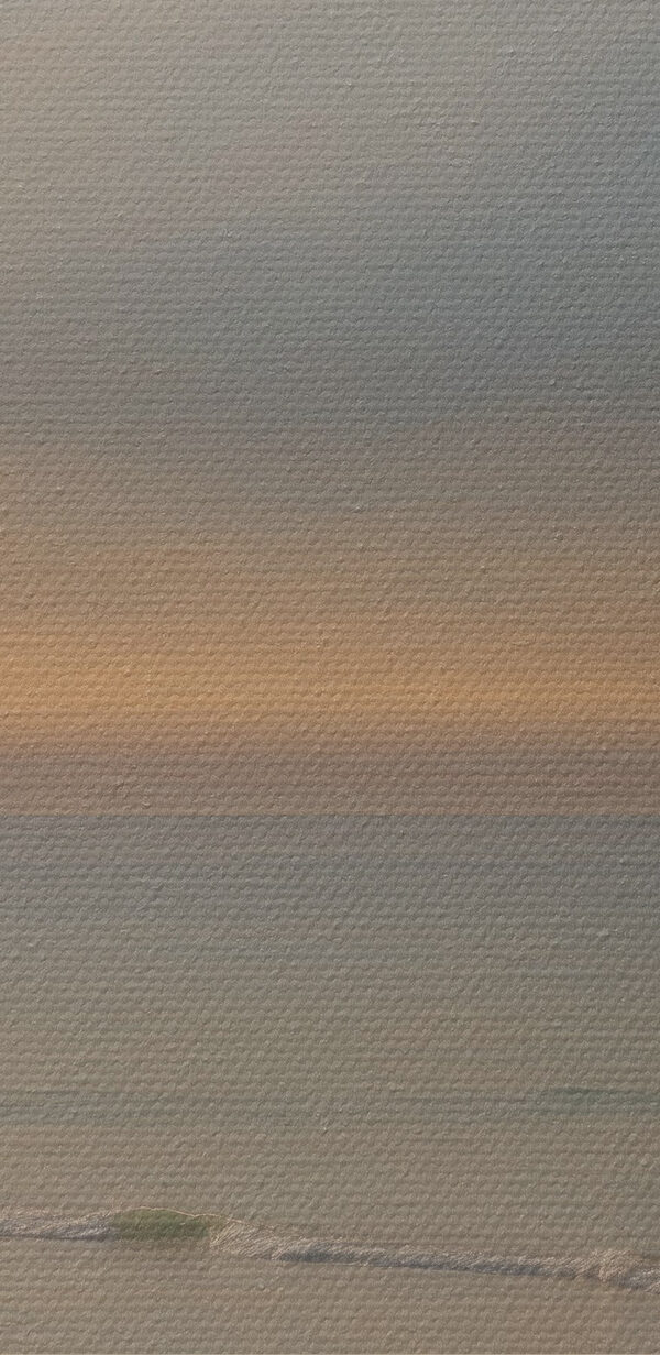 Zonsondergang boven een strand Zonsondergang boven een strand