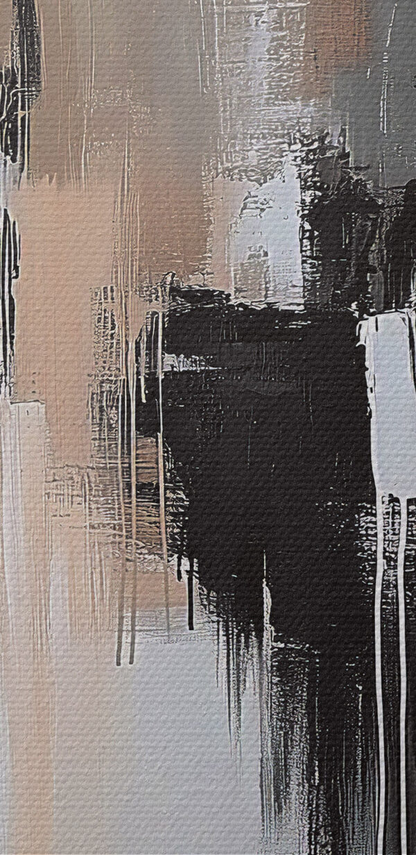 Zwart-wit schilderij Zwart-wit schilderij