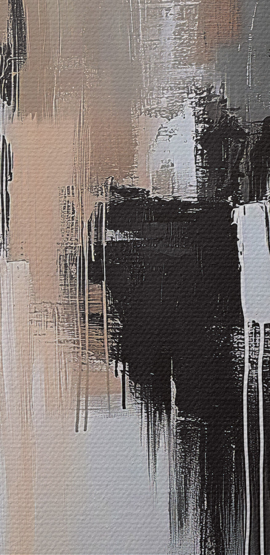 Zwart-wit schilderij