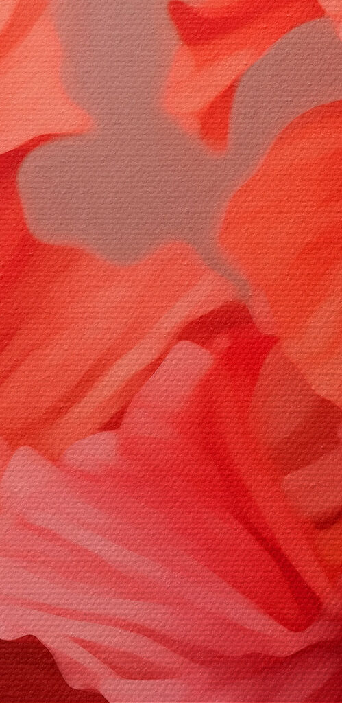 Vibrant blooms in soft hues