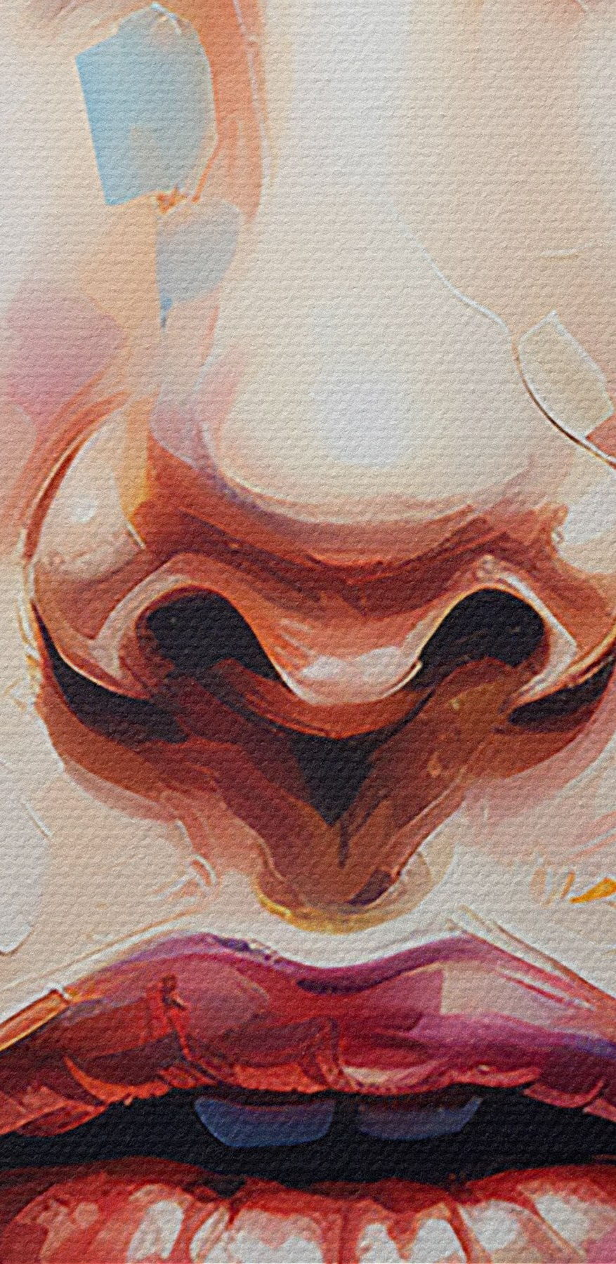Schilderij van een vrouw’s gezicht