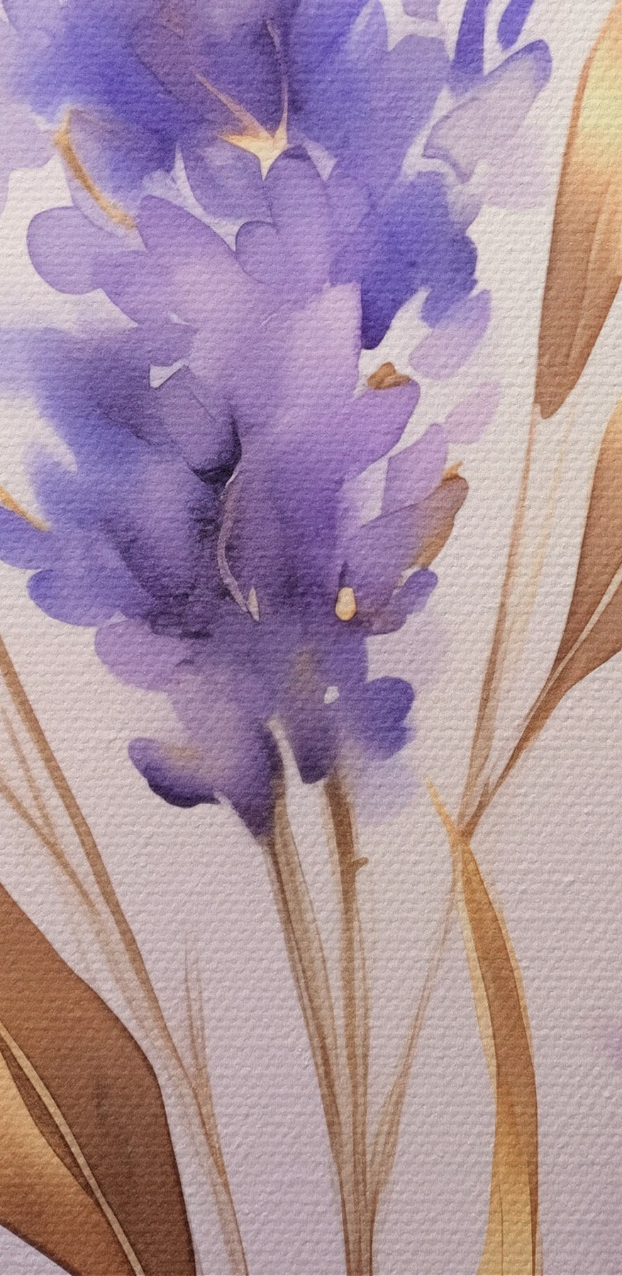 Delicate bloemen in zachte lavendeltinten