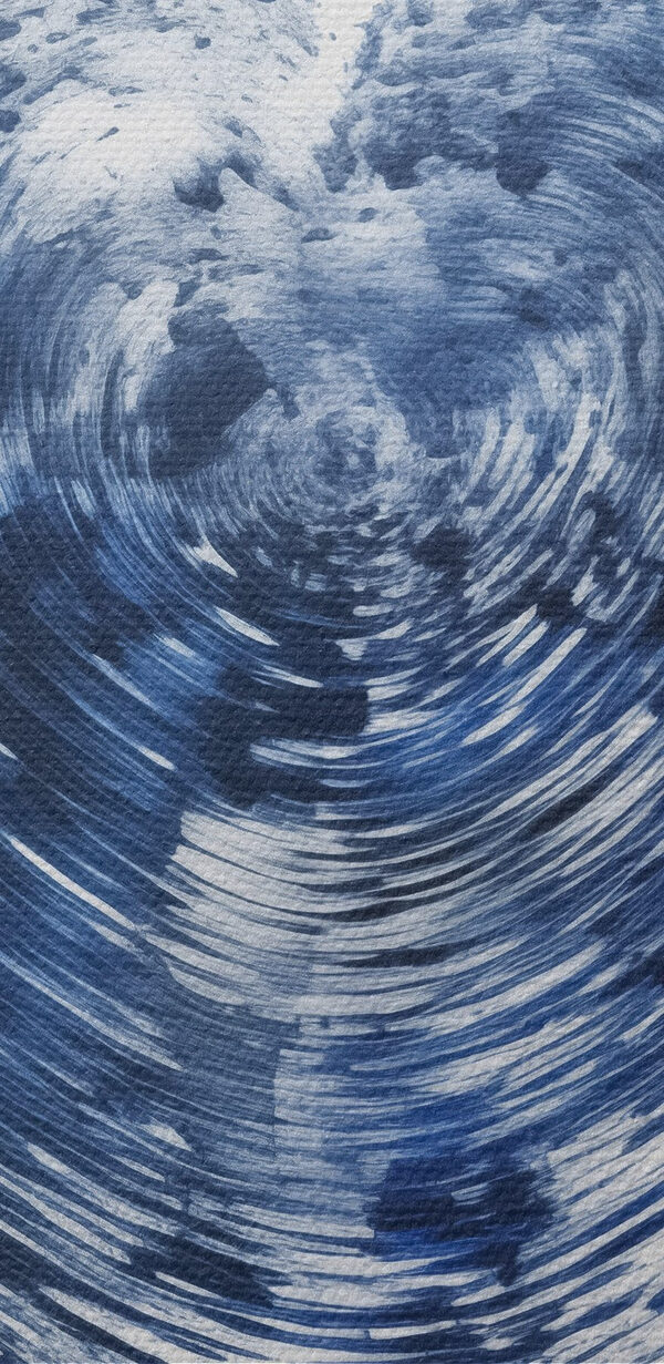 Blauw hart met witte achtergrond Blauw hart met witte achtergrond