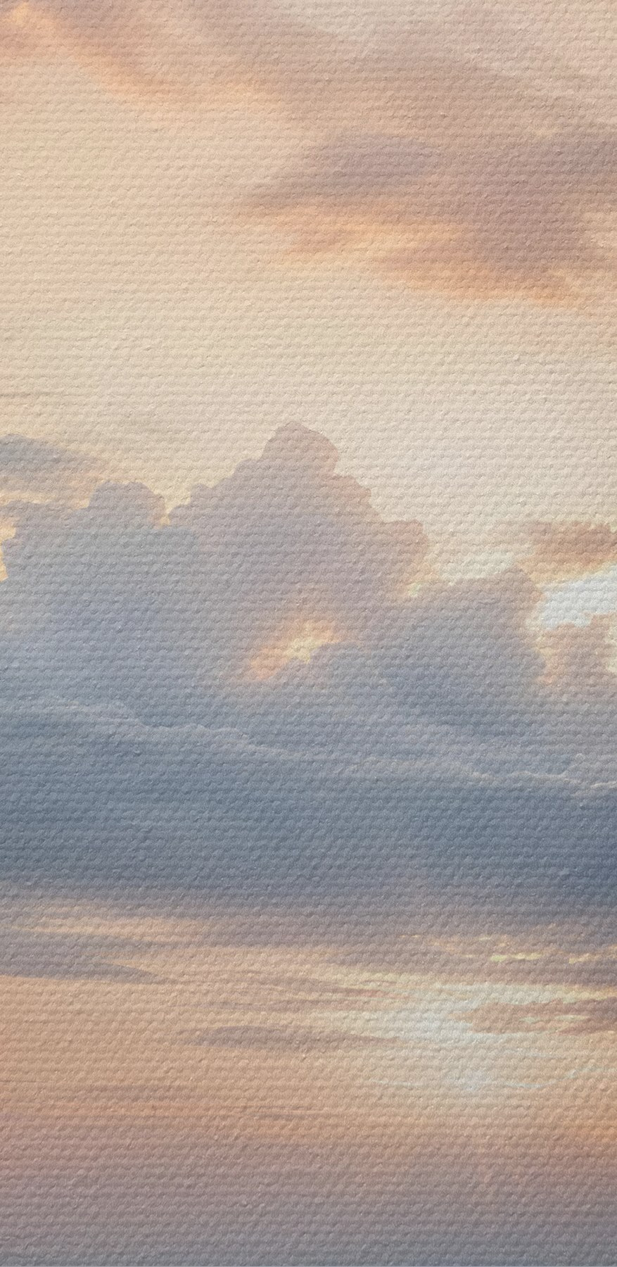 Waterlichaam met een boom en wolken in de lucht