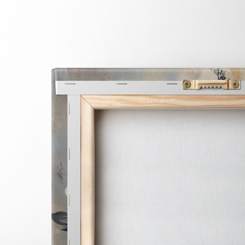 Painting of white flowers Painting of white flowers