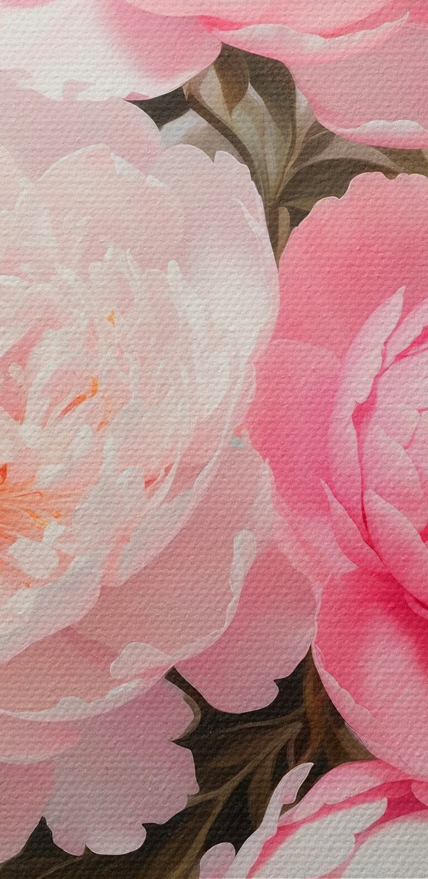 Groep roze en witte bloemen