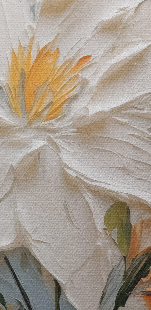 Schilderij van een bloem Schilderij van een bloem