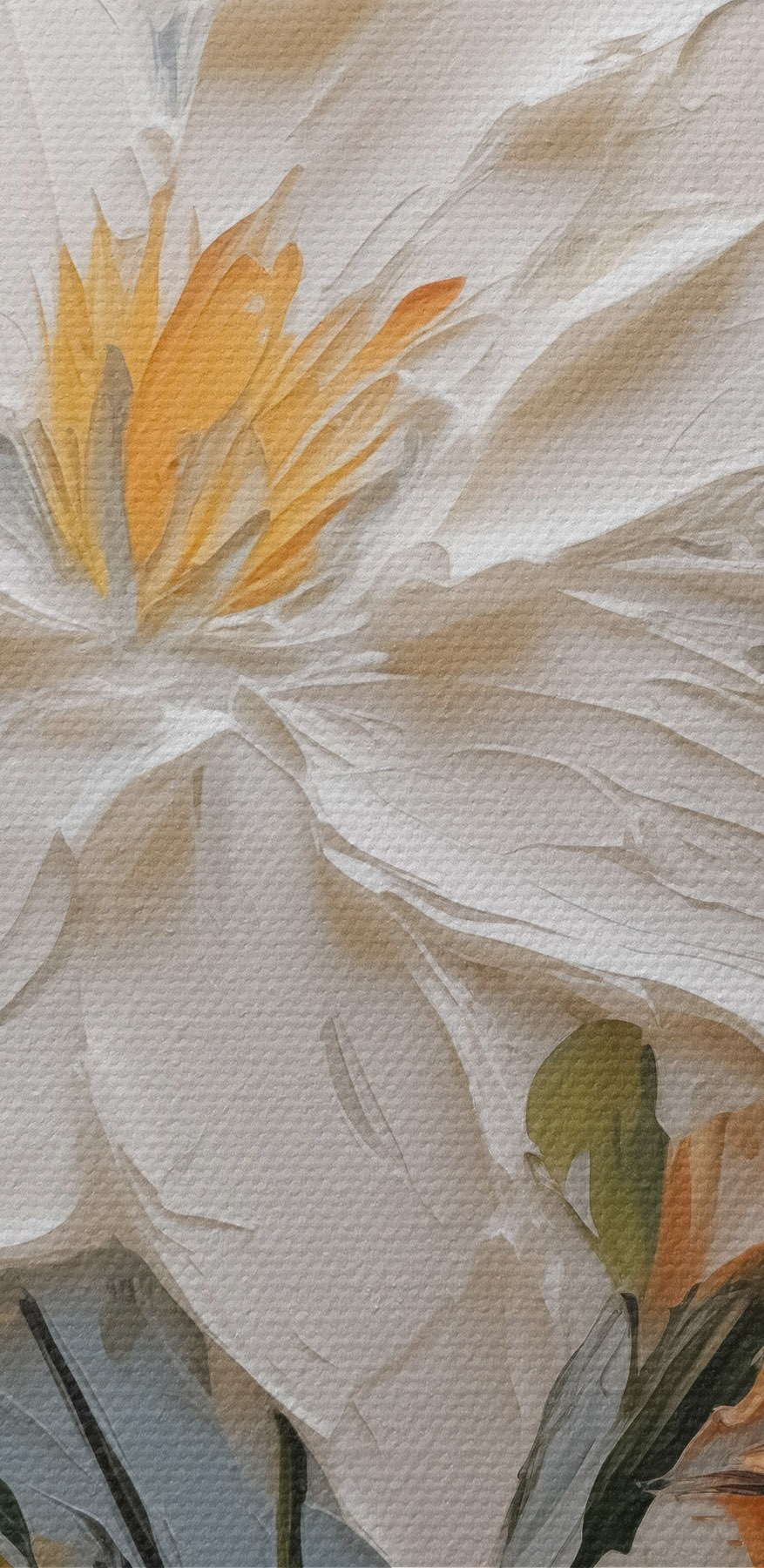 Schilderij van een bloem Schilderij van een bloem