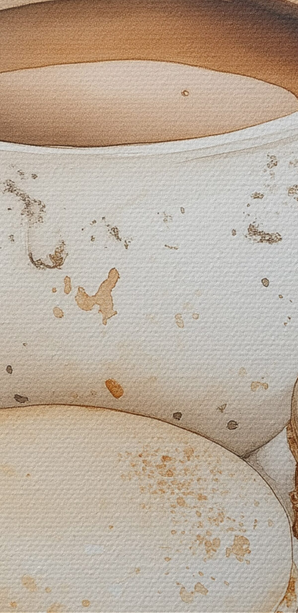 Kopje koffie en koekjes op een bord Kopje koffie en koekjes op een bord
