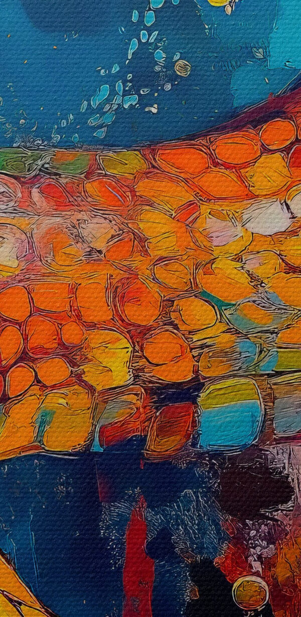 Painting of a snake Painting of a snake