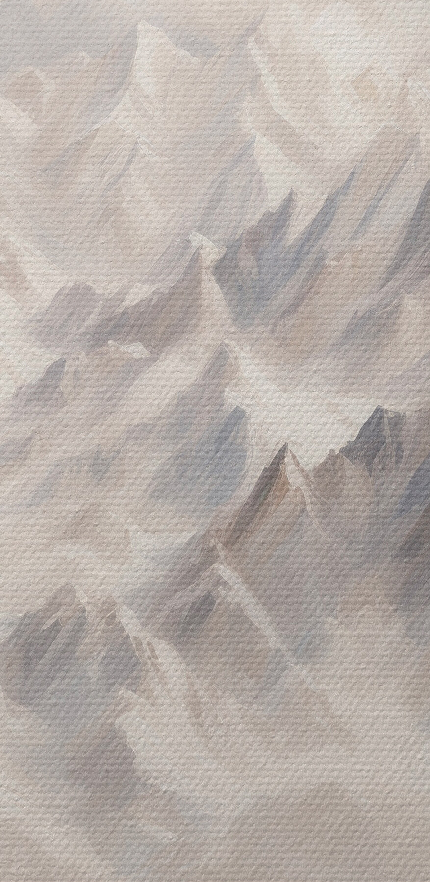 Bergketen met wolken