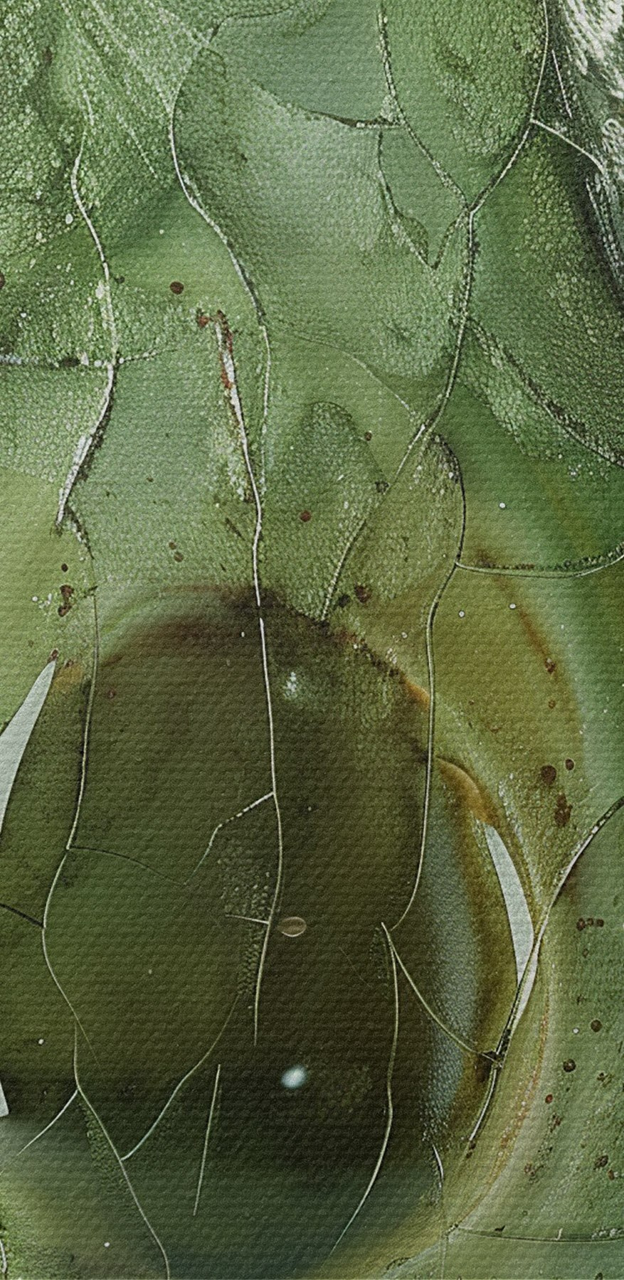 Artistieke interpretatie van een rijpe avocado
