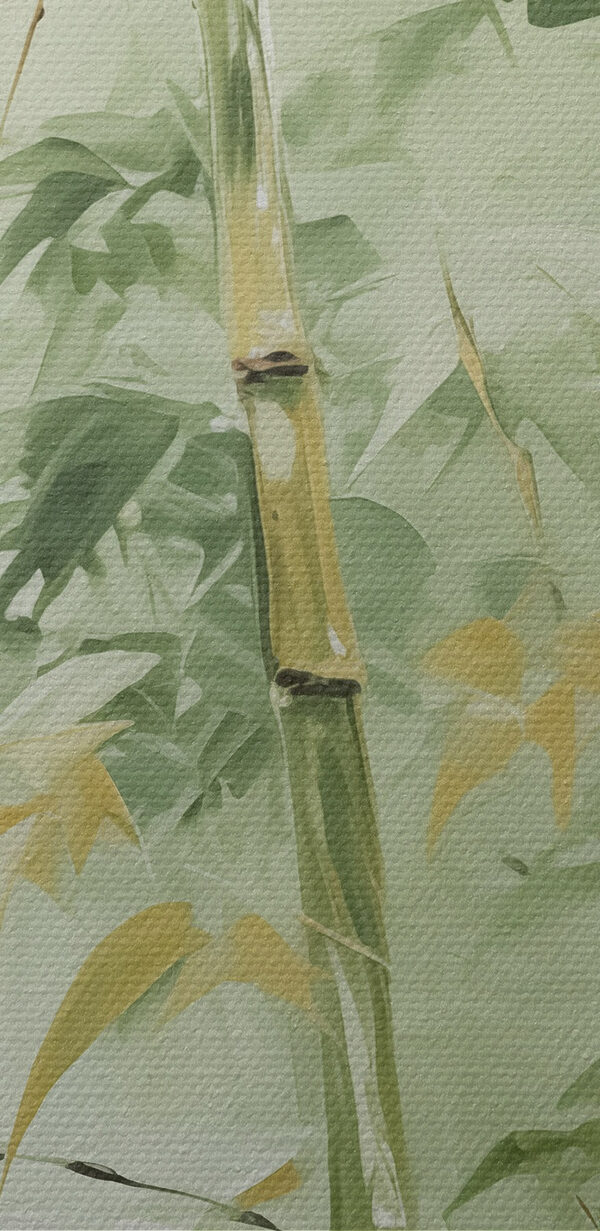 Schilderij van een bamboeboom Schilderij van een bamboeboom