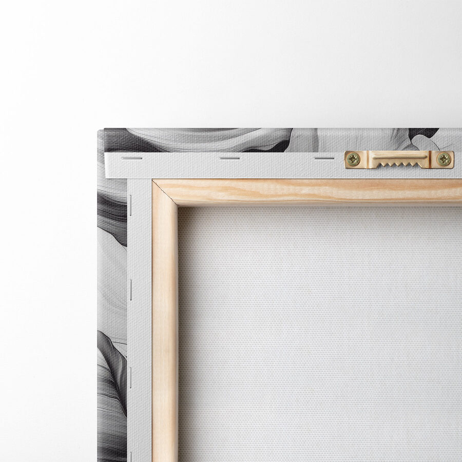 Elegant bloemenontwerp in monochrome tinten
