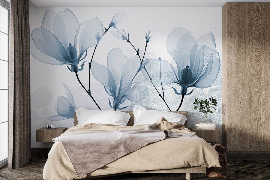 Delicate bloemen in zachte tinten