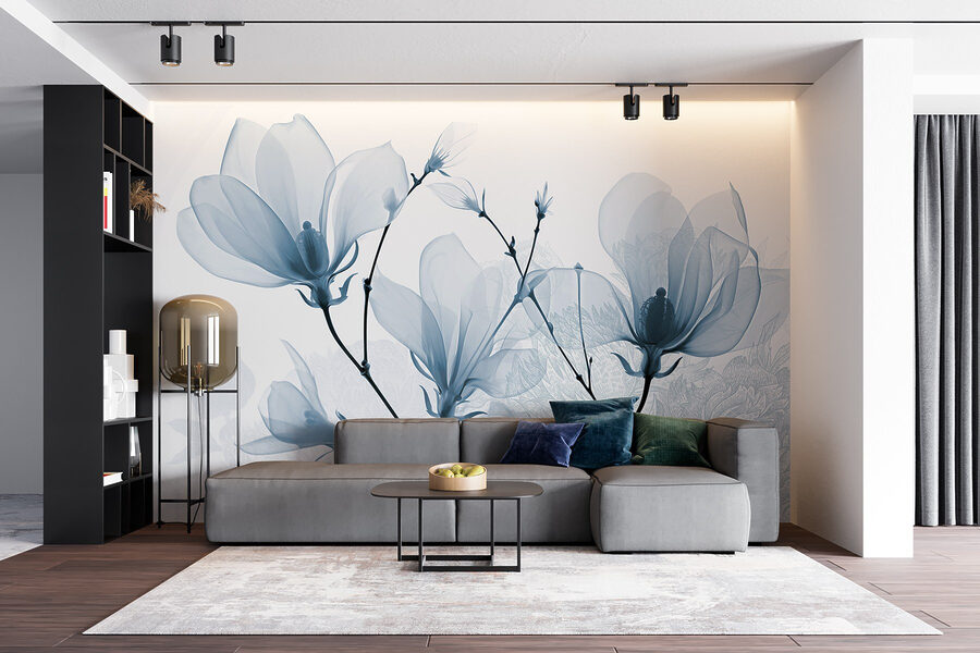 Delicate bloemen in zachte tinten